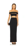 Nookie Naomi Gown In Black