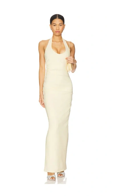 Nookie Natalia Halter Maxi Dress In White