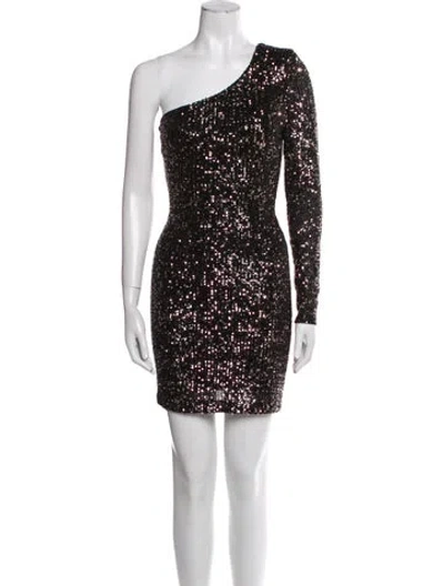 Pre-owned Nookie Nylon Mini Dress In Brown