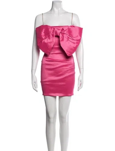 Pre-owned Nookie Nylon Mini Dress W/ Tags In Pink