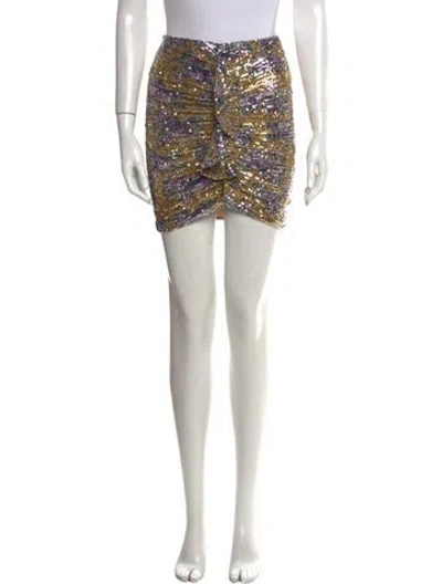 Pre-owned Nookie Nylon Mini Skirt W/ Tags In Purple