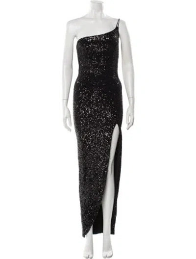 Pre-owned Nookie One-shoulder Long Dress In Multi