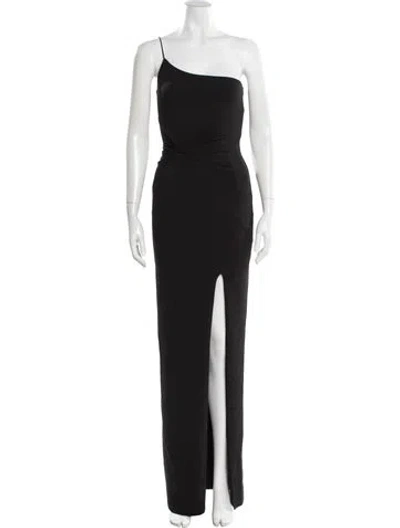 Pre-owned Nookie One-shoulder Long Dress W/ Tags In Gray