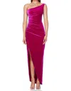 Nookie Paris Maxi Gown In Fuchsia In Pink