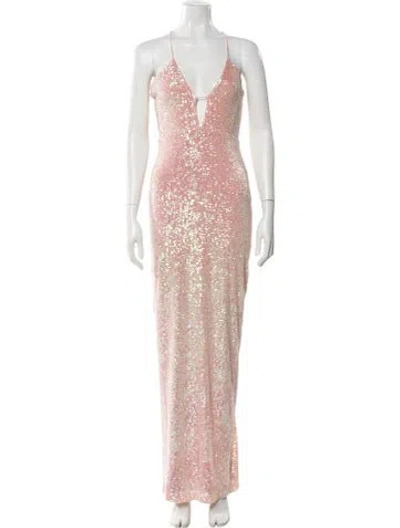 Pre-owned Nookie Patterned Long Dress