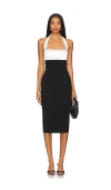 Nookie Renaissance Midi Dress In 아이보리 & 블랙