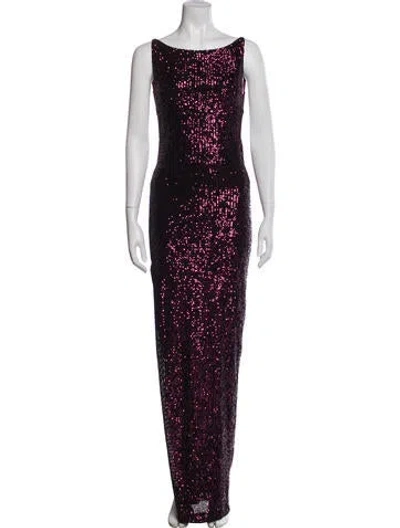 Pre-owned Nookie Scoop Neck Long Dress In Multi