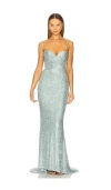 Nookie Serena Gown In Mint