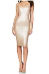 Nookie Smoulder Midi In Champagne In White