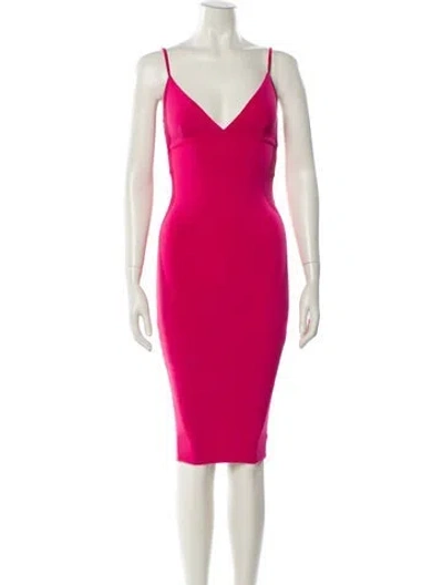 Pre-owned Nookie Square Neckline Knee-length Dress W/ Tags In Pink