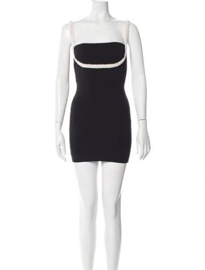 Pre-owned Nookie Square Neckline Mini Dress In Blue