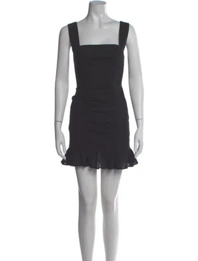 Pre-owned Nookie Square Neckline Mini Dress W/ Tags In Gray