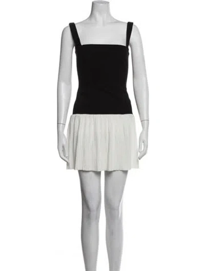 Pre-owned Nookie Square Neckline Mini Dress In White