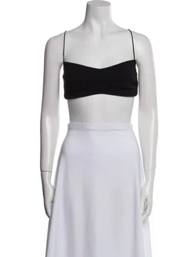 Pre-owned Nookie Square Neckline Sleeveless Crop Top W/ Tags In Blue