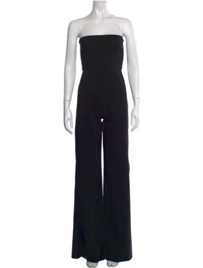 Pre-owned Nookie Strapless Jumpsuit In Black
