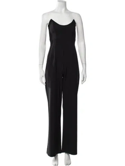 Pre-owned Nookie Strapless Jumpsuit In Black