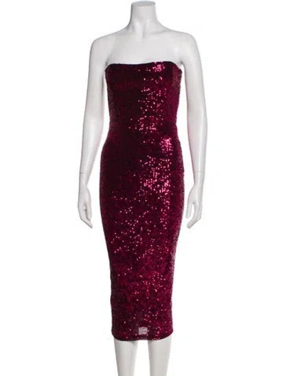 Pre-owned Nookie Strapless Knee-length Dress W/ Tags In Pink