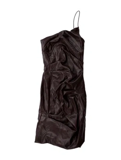 Pre-owned Nookie Strapless Mini Dress W/ Tags In Brown