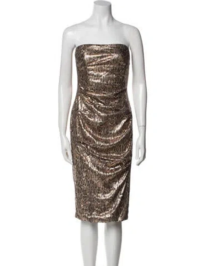 Pre-owned Nookie Strapless Mini Dress W/ Tags In Multi