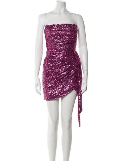 Pre-owned Nookie Strapless Mini Dress W/ Tags In Pink