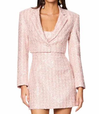 Nookie Tyler Mini Dress & Blazer Set In Baby Pink