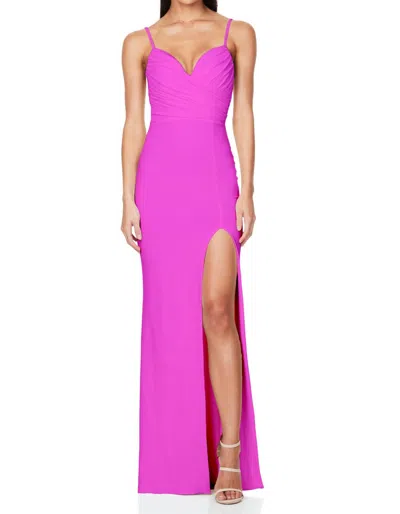 Nookie Venus Gown In Fuchsia In Pink