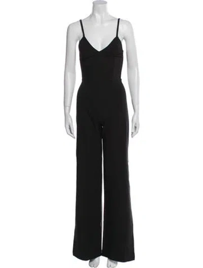 Pre-owned Nookie V-neck Jumpsuit In Black