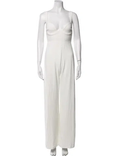 Pre-owned Nookie V-neck Jumpsuit W/ Tags In Neutrals
