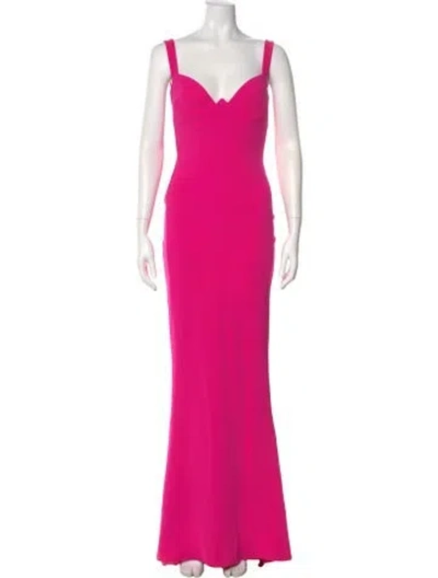 Pre-owned Nookie V-neck Long Dress W/ Tags In Pink