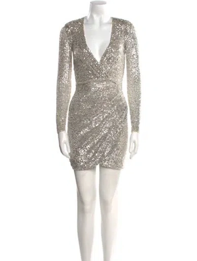 Pre-owned Nookie V-neck Mini Dress