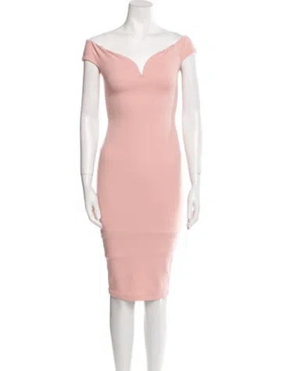 Pre-owned Nookie V-neck Mini Dress W/ Tags In Pink