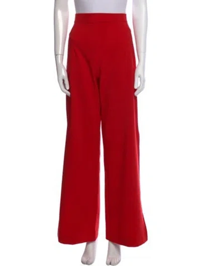 Pre-owned Nookie Wide Leg Pants In Red