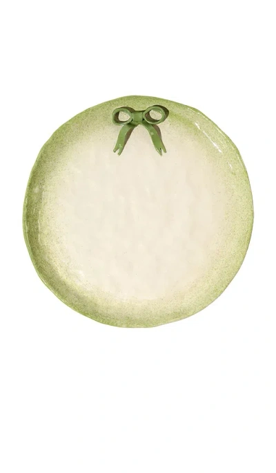 Noon & Moon Bowknot Dinner Plate In Multi