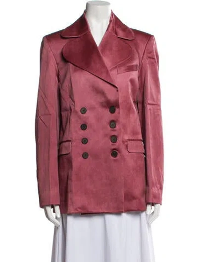 Pre-owned Noon By Noor Blazer In Red