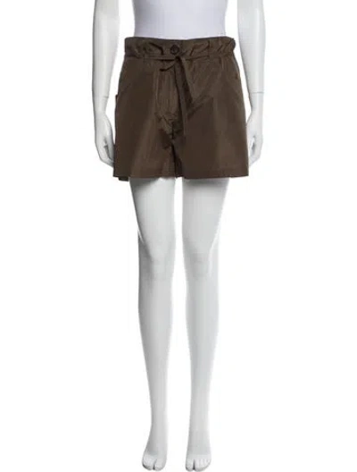 Pre-owned Noon By Noor Mini Shorts In Green