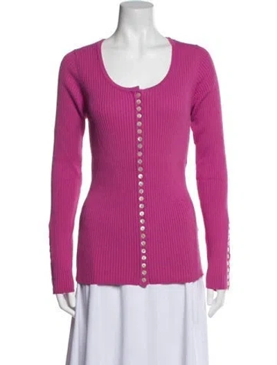 Pre-owned Noon By Noor Scoop Neck Sweater In Pink