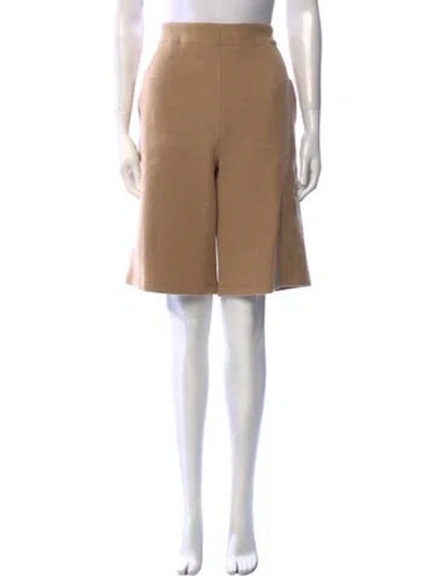 Pre-owned Noon By Noor Wool Knee-length Shorts In Neutral