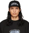 Noon Goons Black Wave Cap In Black