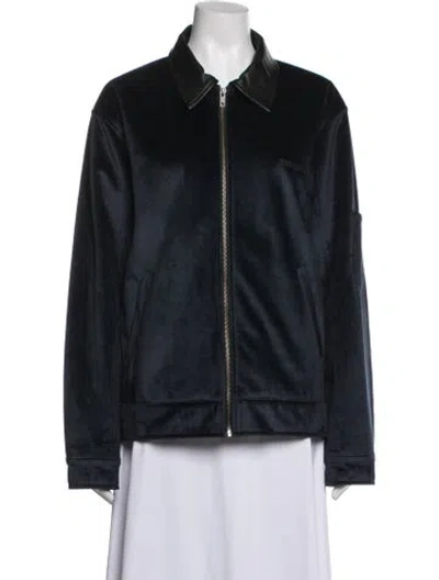 Pre-owned Noon Goons Bomber Jacket In Blue
