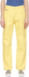 Noon Goons Yellow Glasser Jeans In Yellow