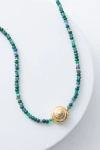 Noonday Collection Casted Snail Agate Necklace In Blue