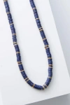Noonday Collection Heishi Necklace, Deep Indigo In Blue