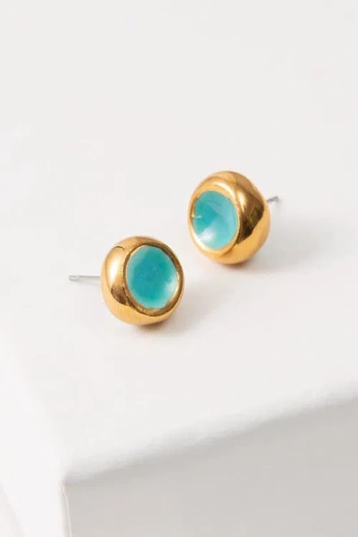 Noonday Collection Sculpted Porcelain Studs In Green