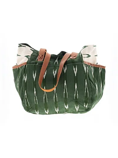 Pre-owned Noonday Collection Tote Bag In Green