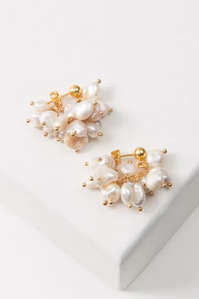 Noonday Convertible Pearl Cluster Earrings