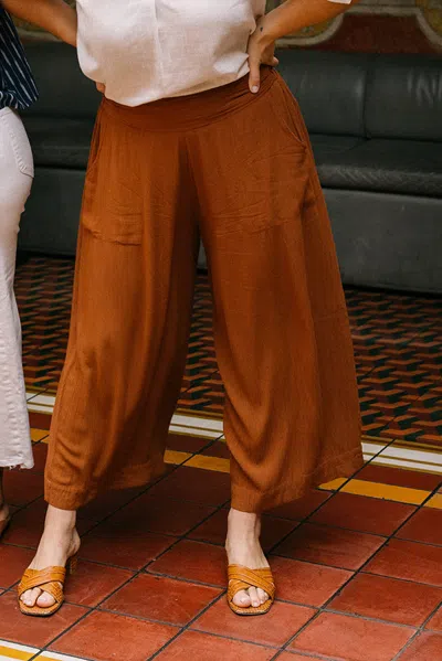Noonday Full-length Trouser Amber In Brown
