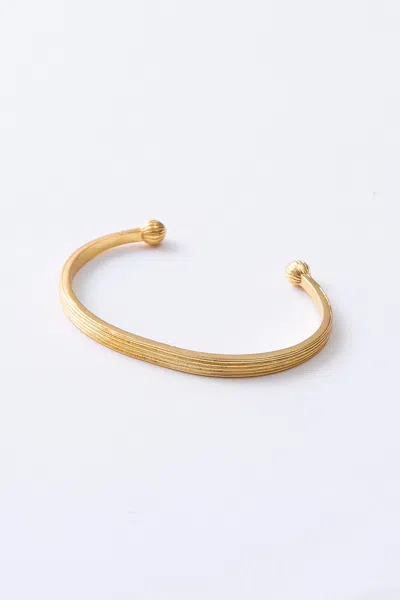 Noonday Groovy Cuff In Gold