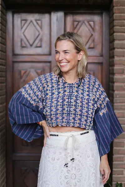 Noonday Juana Huipil In Blue