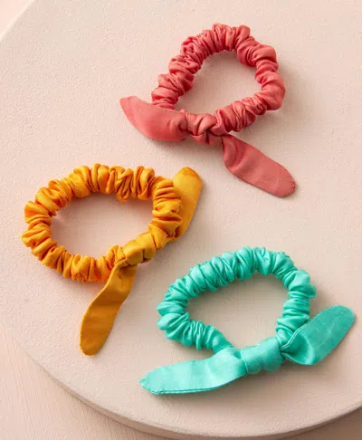 Noonday Mainstay Scrunchies, Set Of 3 In Multi