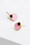 Noonday Moon Enamel Studs